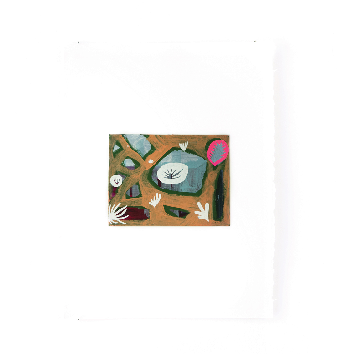 Arizona - Peinture acrylique sur carton - 33 x 44 cm - 2016